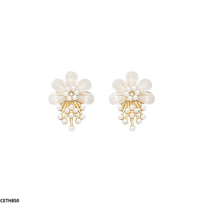 CETH850 HJF Pearl Flower Tops Pair