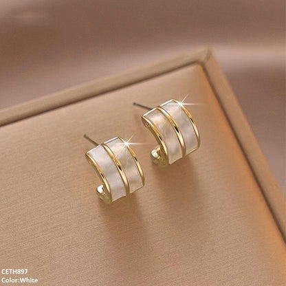 CETH897 ZCD Round Stud Tops Pair