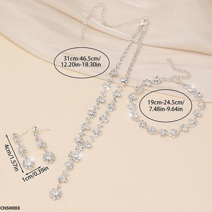 CNSH003 YJJ Flower Necklace Set