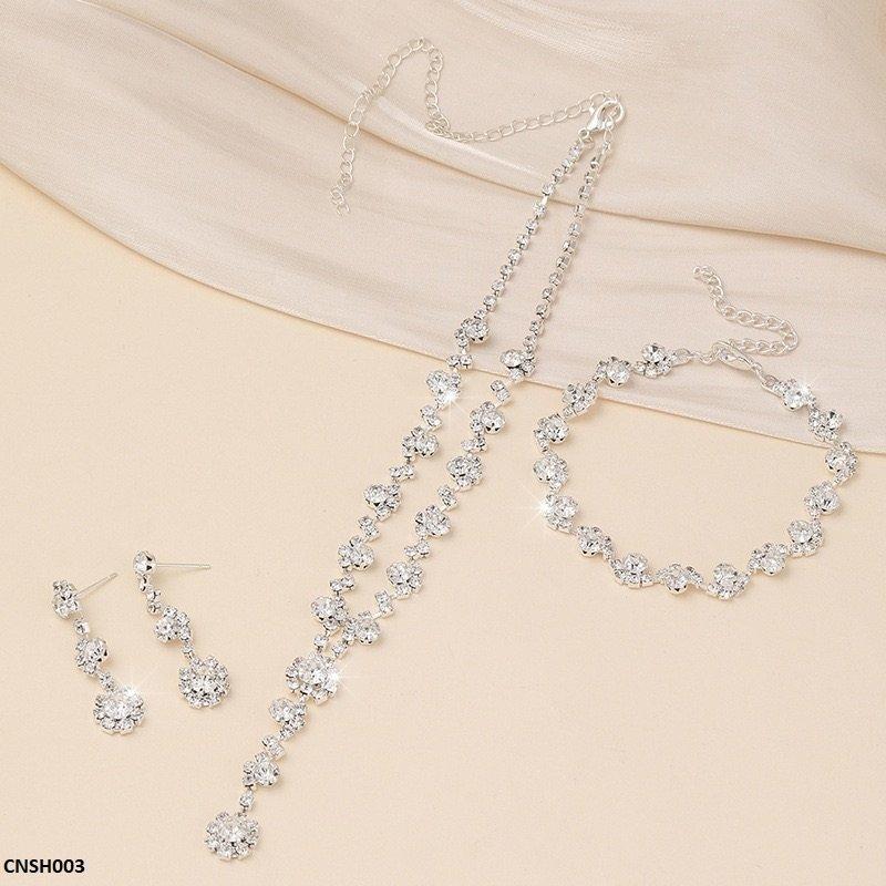 CNSH003 YJJ Flower Necklace Set