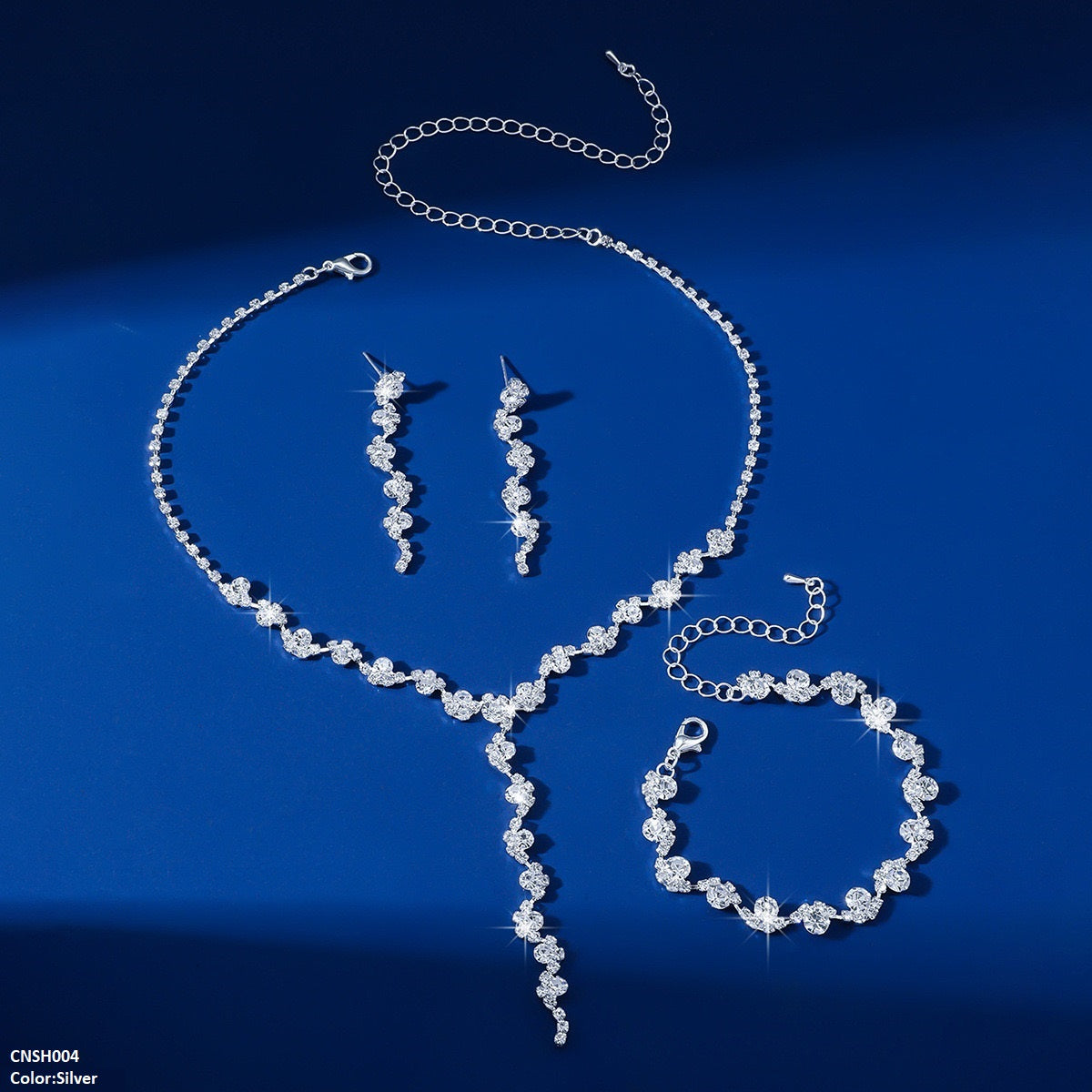 CNSH004 YJJ Circle/Square Necklace Set