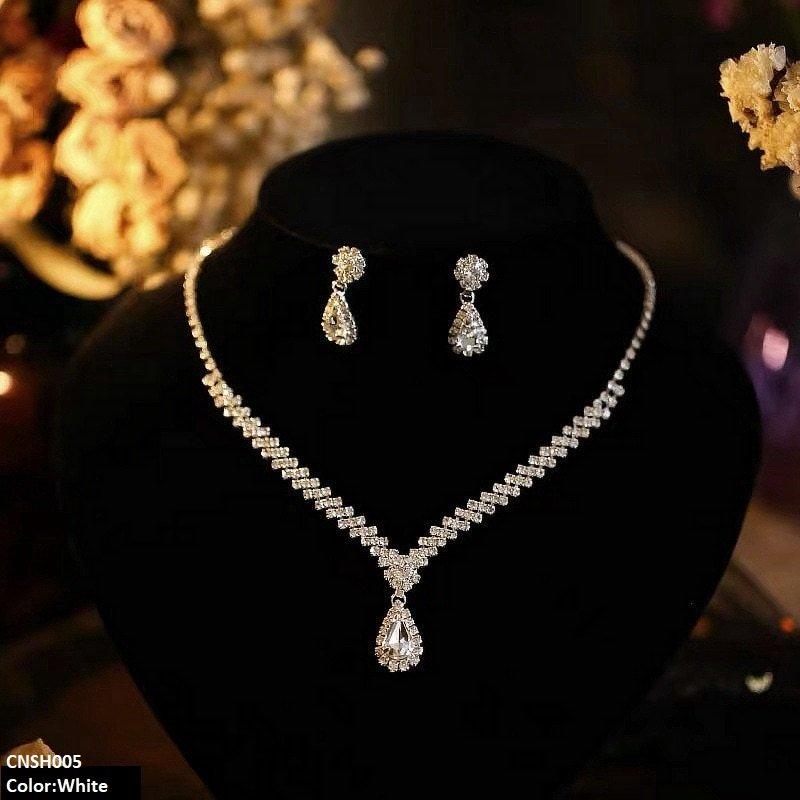 CNSH005 YJJ Flower Tear Necklace Set