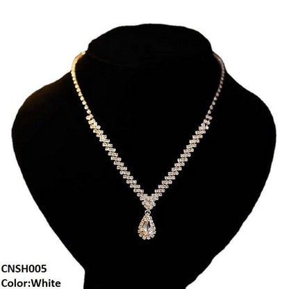 CNSH005 YJJ Flower Tear Necklace Set