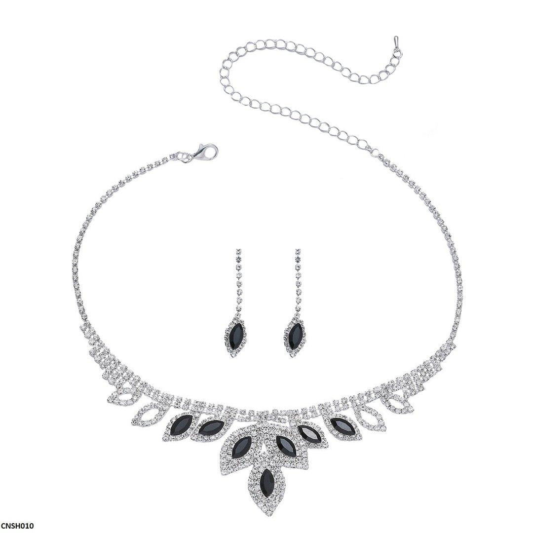 CNSH010 YJJ Marquise Necklace Set