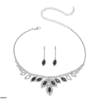 CNSH010 YJJ Marquise Necklace Set