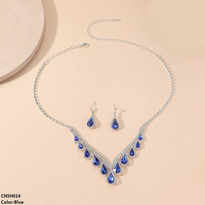 CNSH014 YJJ Tear Bracket Necklace Set