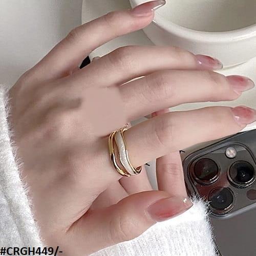 CRGH449 WNS White painted Adjustable Ring