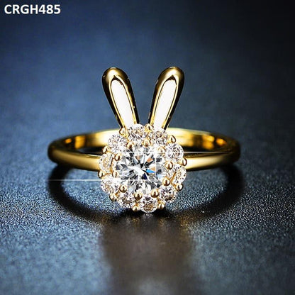 CRGH485 ZFQ Rabbit Ear Adjustable Ring