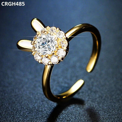 CRGH485 ZFQ Rabbit Ear Adjustable Ring