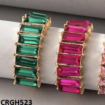 CRGH523 YYE Baguette Layered 7 Size Ring