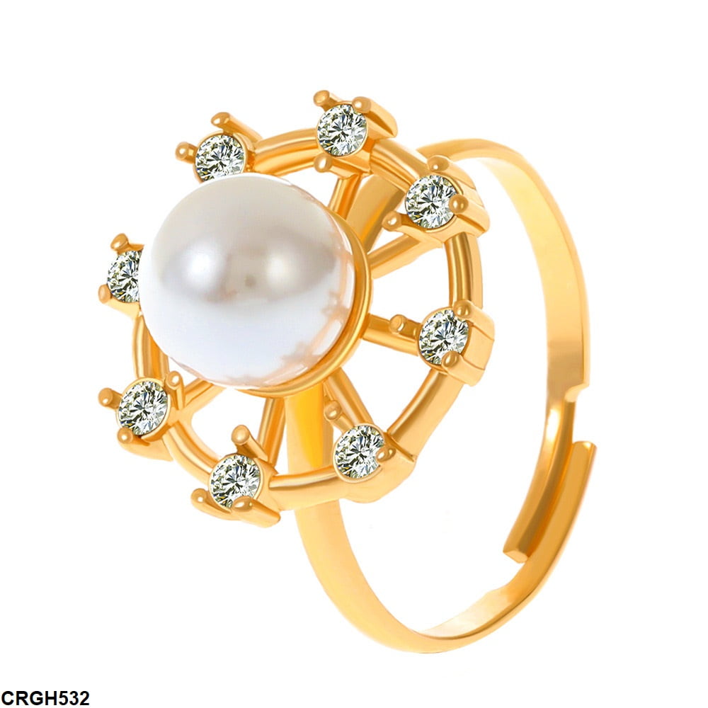 CRGH532 Wheel Pearl Ring Adjustable