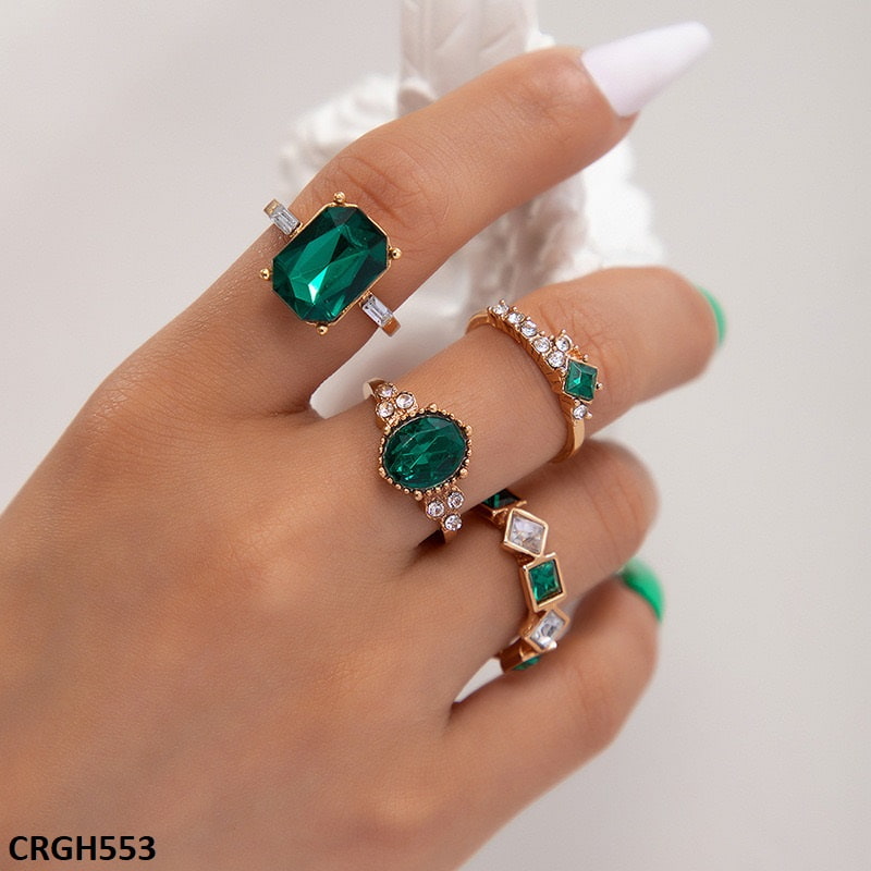 CRGH553 YYE 4 Midi Rings