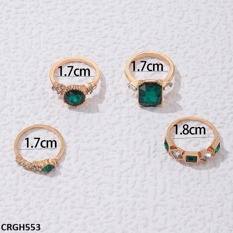 CRGH553 YYE 4 Midi Rings