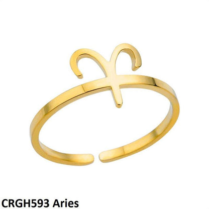 CRGH593 JEC Horoscope Sign Ring