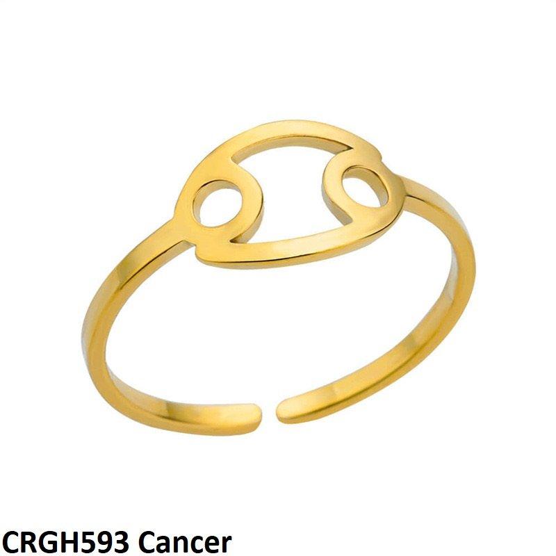 CRGH593 JEC Horoscope Sign Ring