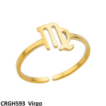 CRGH593 JEC Horoscope Sign Ring