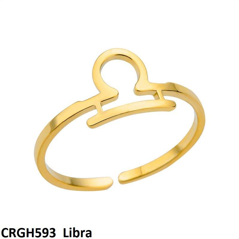 CRGH593 JEC Horoscope Sign Ring