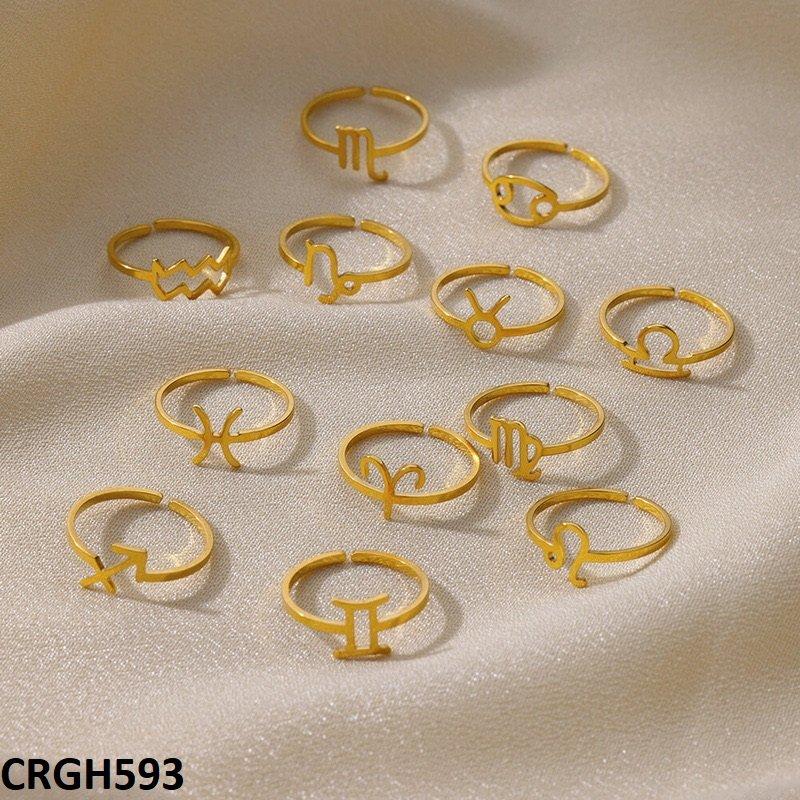 CRGH593 JEC Horoscope Sign Ring