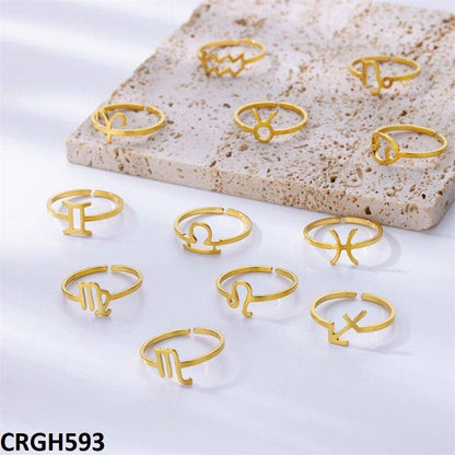 CRGH593 JEC Horoscope Sign Ring