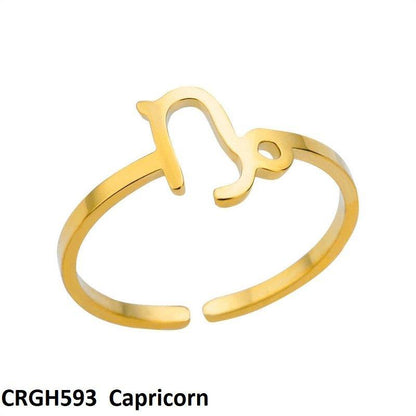 CRGH593 JEC Horoscope Sign Ring