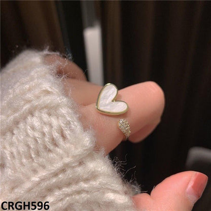 CRGH596 JEC Painted Heart Ring