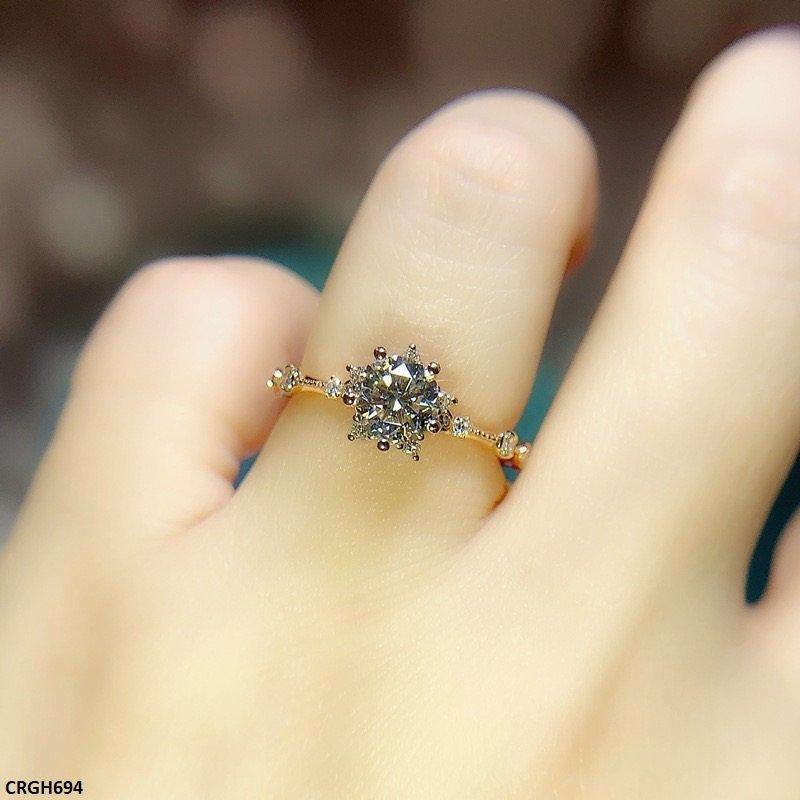 CRGH694 BJF Flower Style Ring Adjustable