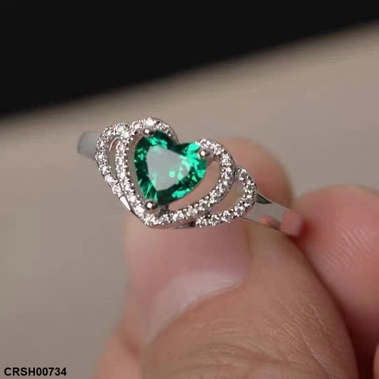 CRSH00734 CJD Heart Ring - CRSH