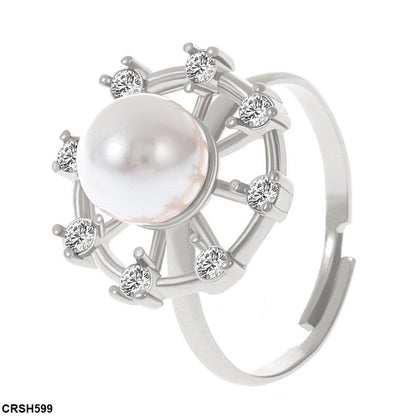 CRSH599 QWN Wheel Pearl Ring Adjustable