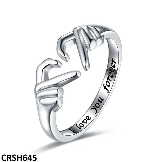 CRSH645 JEC Open Heart Ring