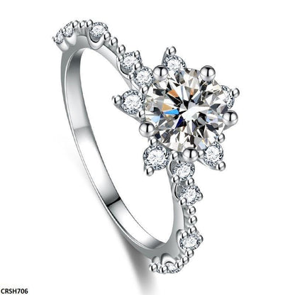CRSH706 BJF Flower Ring Adjustable