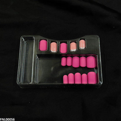 FNL00056 PNA Artificial Rounded Nail Set - FNL