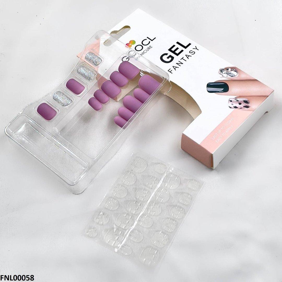 FNL00058 PNA Gel Nail Artificial Rounded Nail Set - FNL