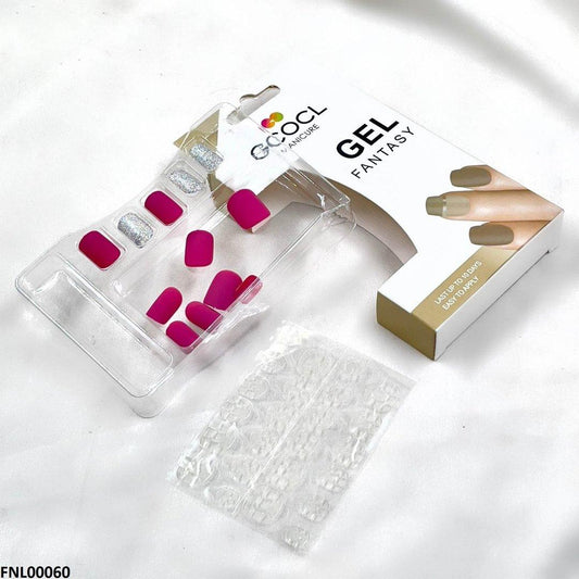 FNL00060 PNA Gel Nail Artificial Rounded Nail Set - FNL