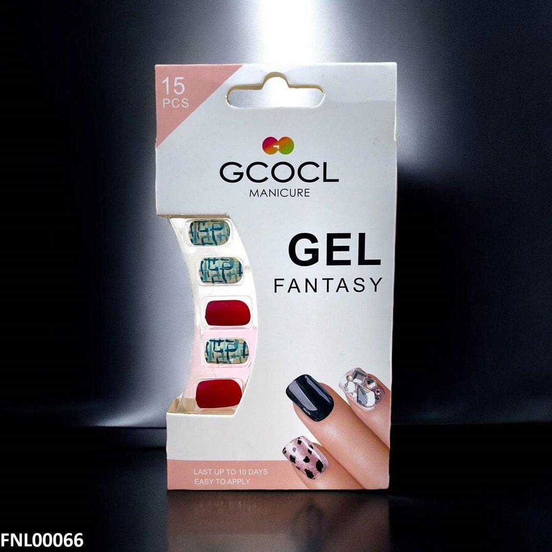 FNL00066 PNA Gel Nail Artificial Rounded Nail Set - FNL