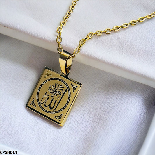 CPSH014 AJX Calligraphy ALLAH Pendant