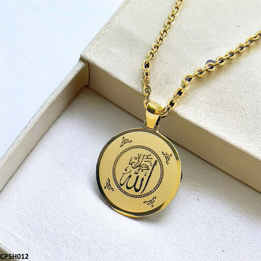 CPSH012 AJX Calligraphy ALLAH Pendant