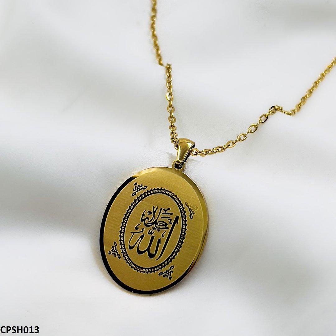 CPSH013 AJX Calligraphy ALLAH Pendant