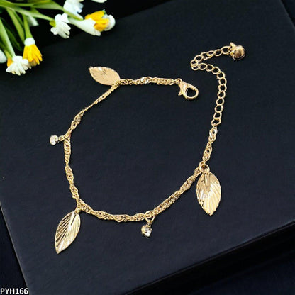 PYH166 XHF Leaf Anklet Single