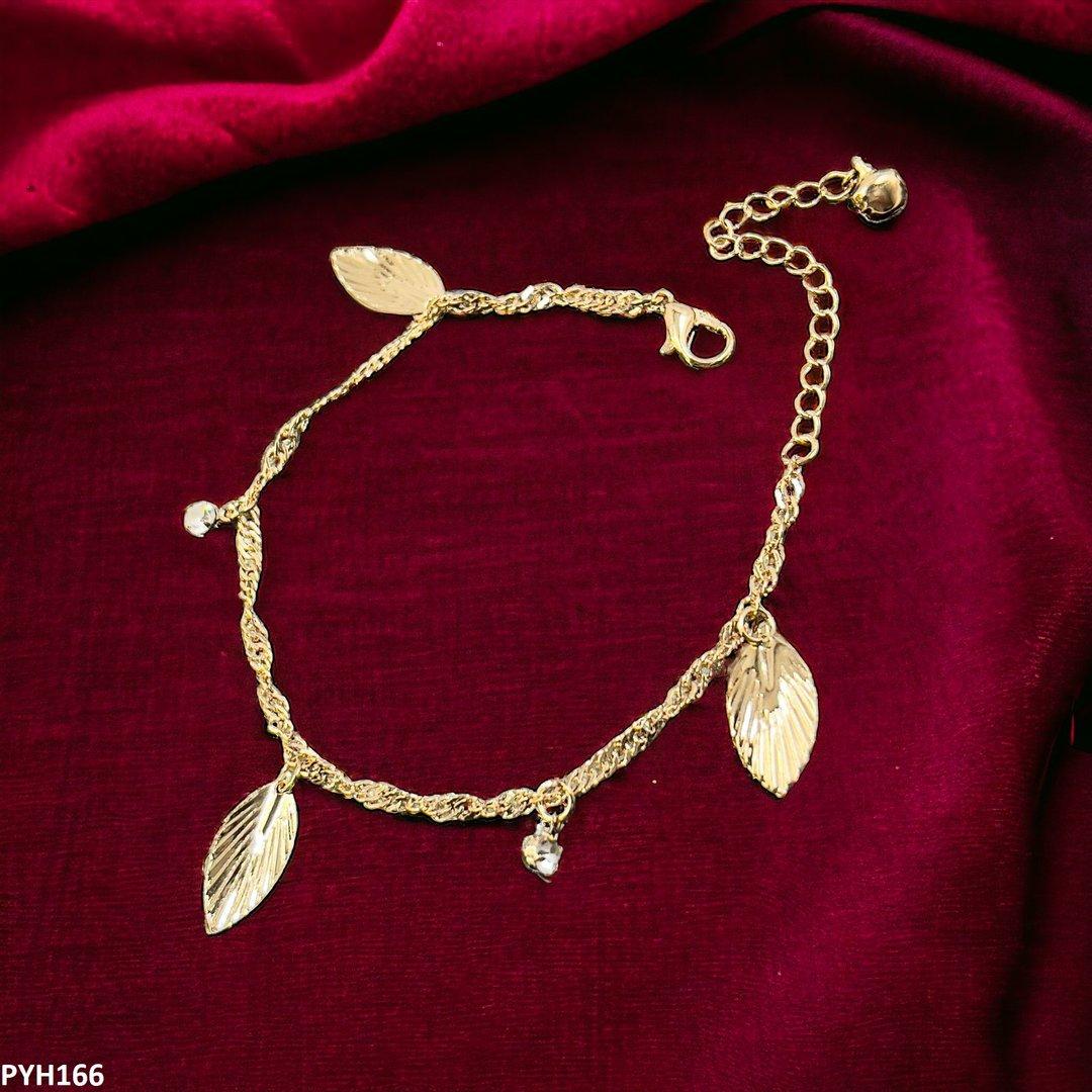 PYH166 XHF Leaf Anklet Single