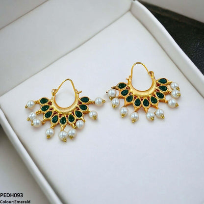 PEDH093 FRN Pearl Drop Earrings