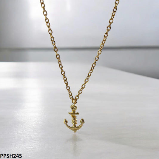 PPSH245 SDQ Anchor Pendant With Chain