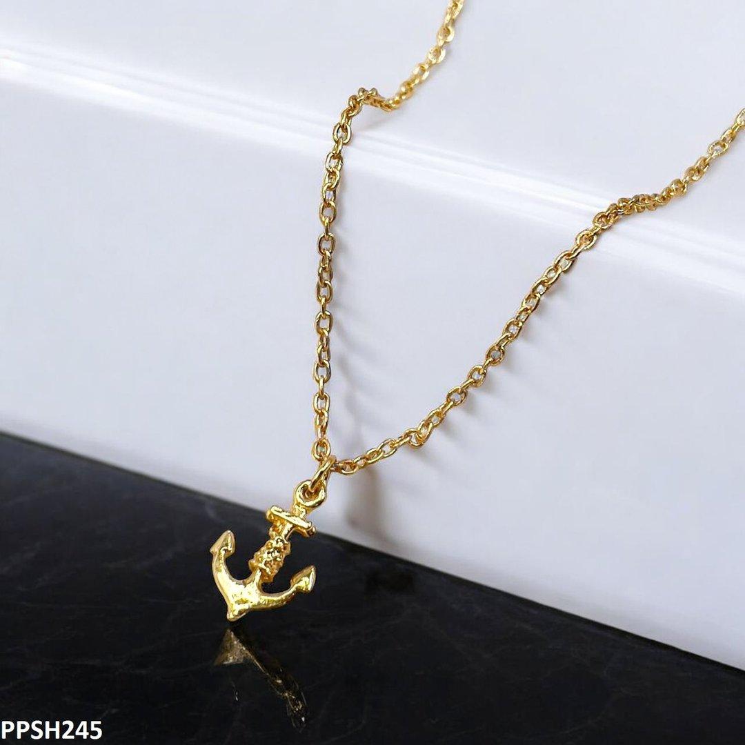 PPSH245 SDQ Anchor Pendant With Chain