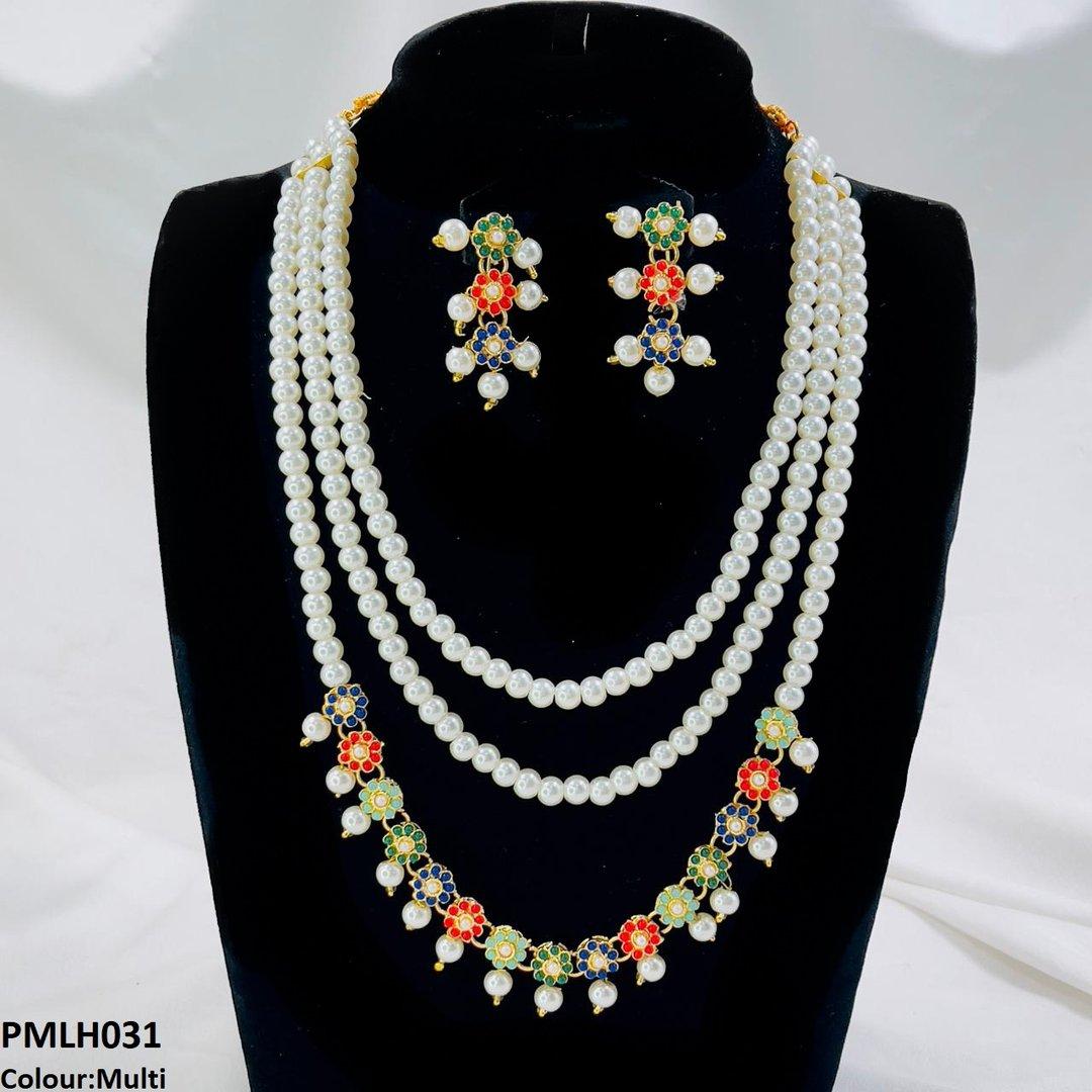 PMLH031 SDQ Flower 3 Layer Mala Set