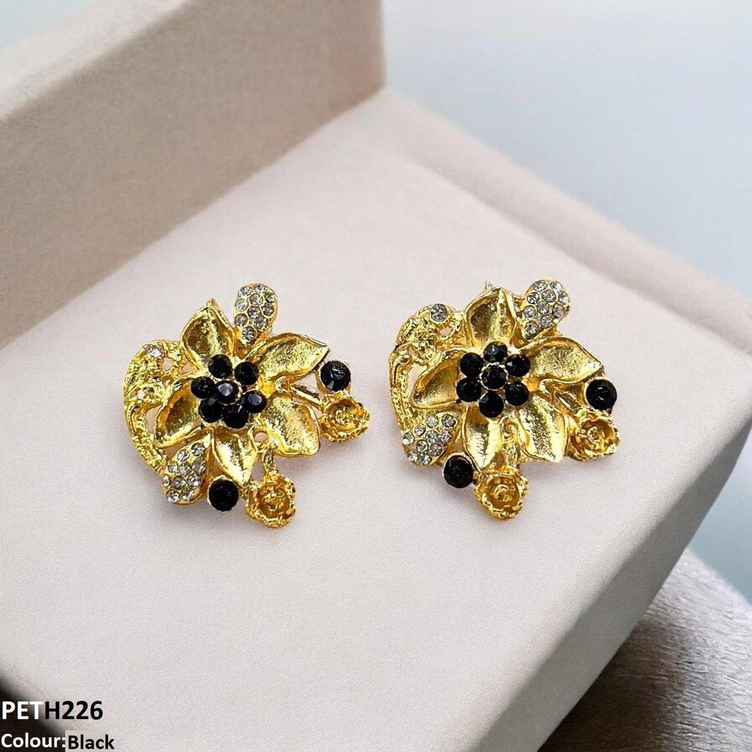 PETH226 FRN Leaf Flower Tops Pair