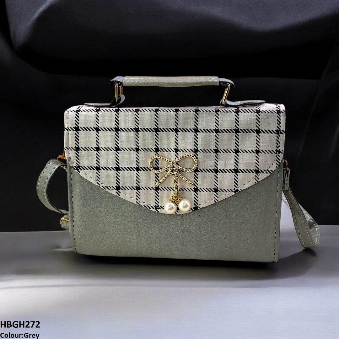 HBGH272 CYG Bow Pearl Flap Bag