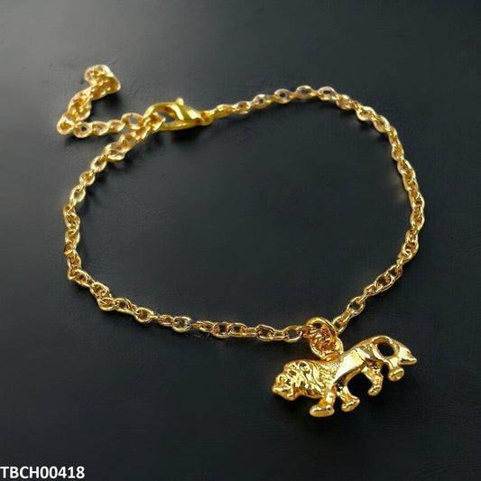 TBCH00418 SDQ Lion Bracelet With Chain - TBCH