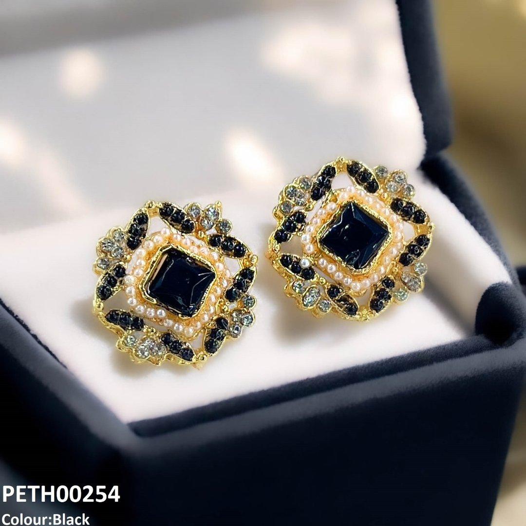 PETH00254 SDQ Flower Square Tops Pair - PETH