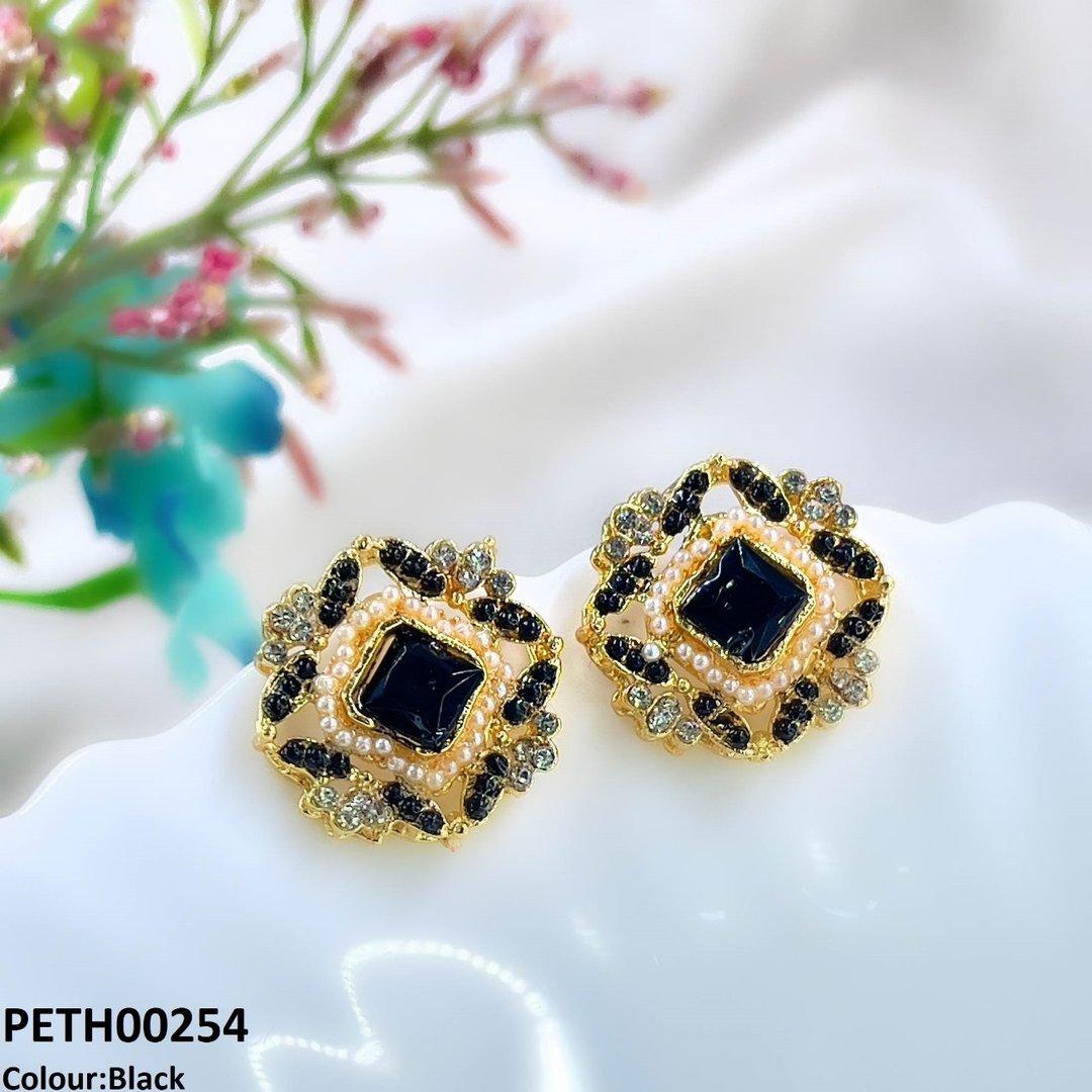 PETH00254 SDQ Flower Square Tops Pair - PETH