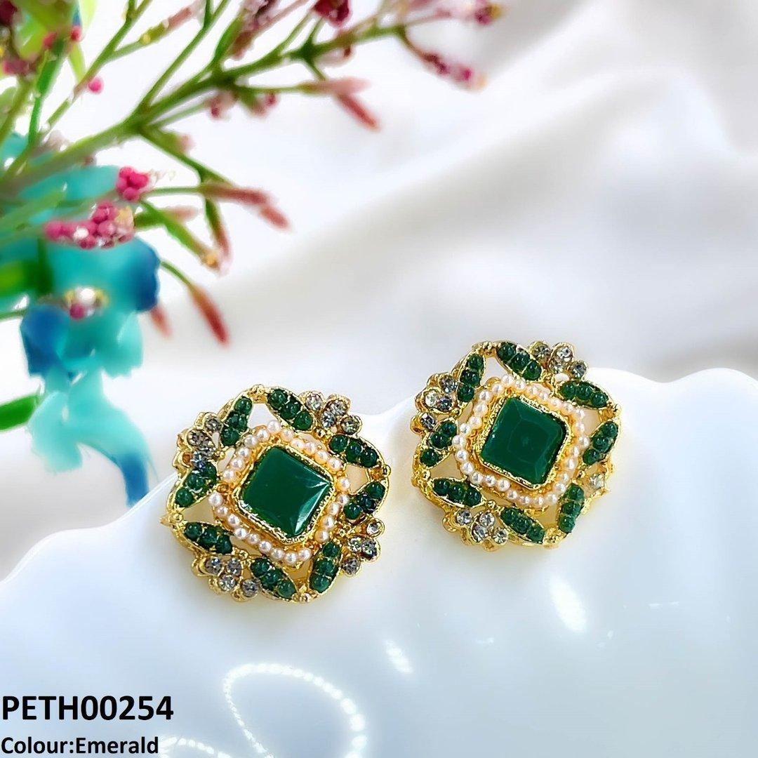 PETH00254 SDQ Flower Square Tops Pair - PETH