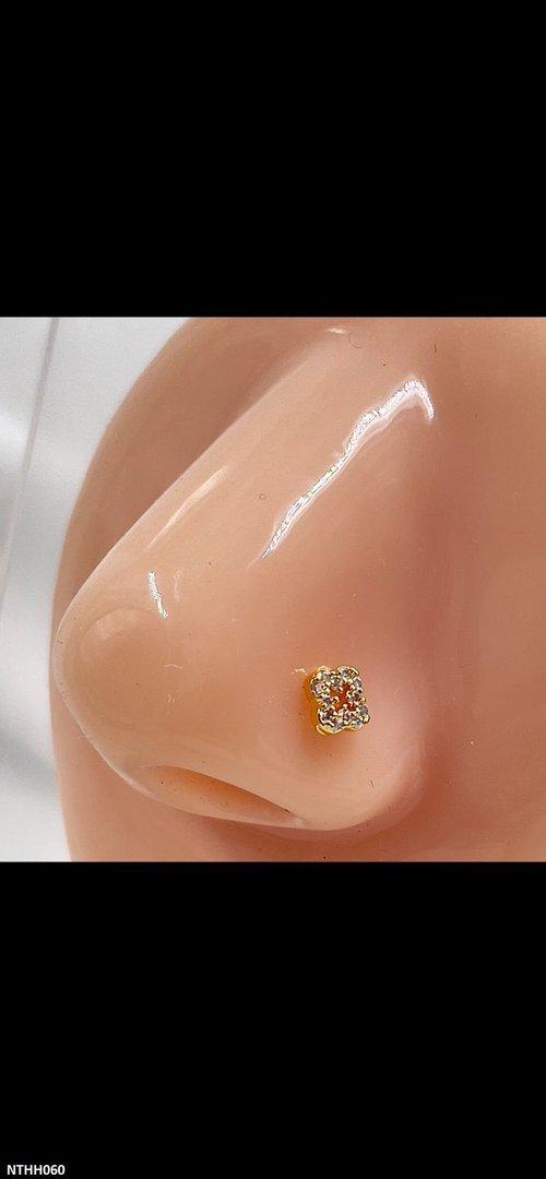 NTHH060 XYL Flower Nose Pin